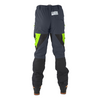 Clogger Grey/Green Zero Chainsaw Trousers Back  View