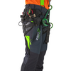 Clogger Grey/Green Zero Chainsaw Trousers Harness