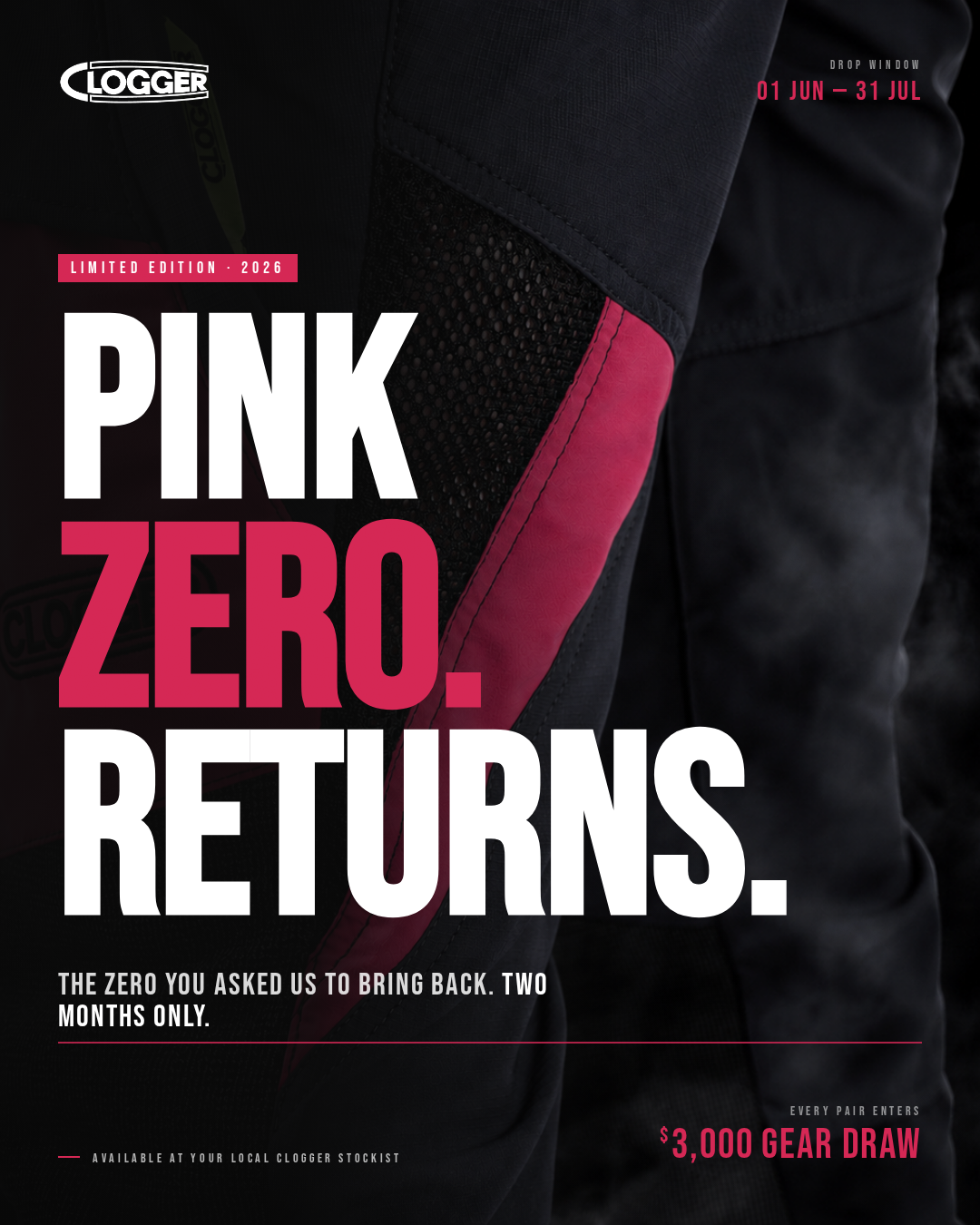 Pink Zero Returns