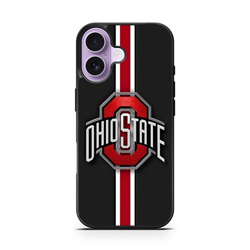 Ohio State Buckeyes Logo Red Stripe iPhone 17 Case