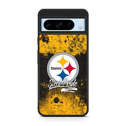 Steeler Pride Grunge Motorola Google Pixel 8 Case