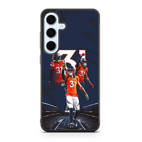 Justin Simmons Denver Broncos 04 Samsung Galaxy S24 Case