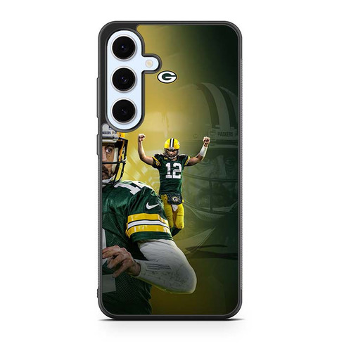 Aaron Rodgers Green Bay Packers 02 Samsung Galaxy S24 Case