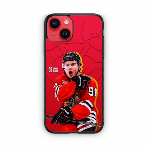Connor Bedard Chicago Blackhawks iPhone 14 Case