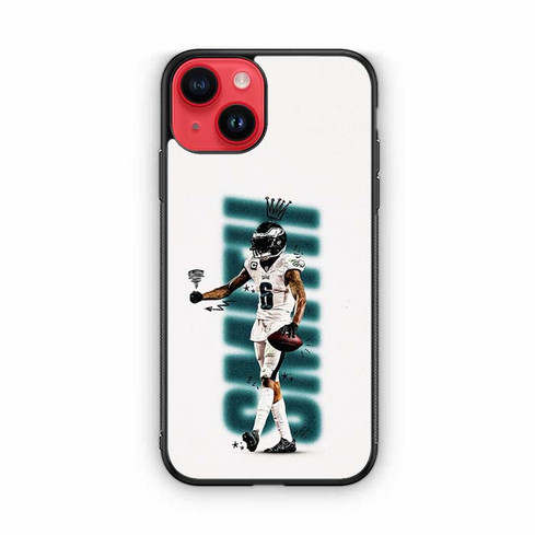 DeVonta Smith Philadelphia Eagles 03 iPhone 14 Case