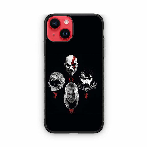 God of War Doom The Witcher Berserk iPhone 14 Case