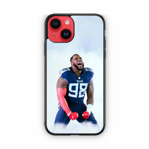 JefMiniry Simmons Tennessee Titans 01 iPhone 14 Case