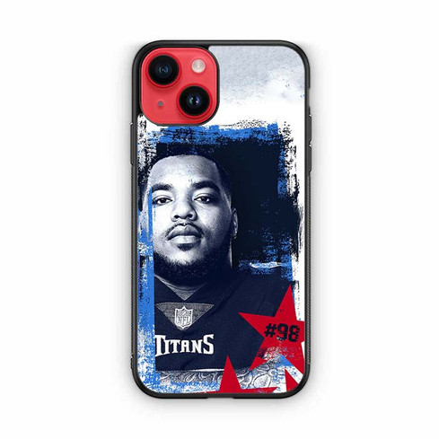 JefMiniry Simmons Tennessee Titans 02 iPhone 14 Case
