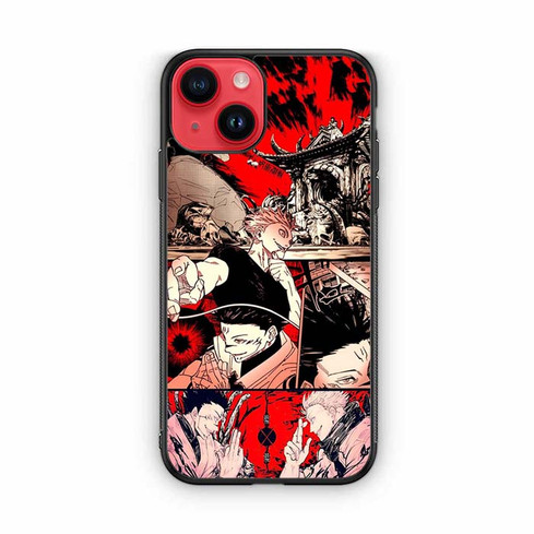 Jujutsu Kaisen Gojo Vs Sukuna in Domain iPhone 14 Case