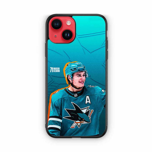 Macklin Celebrini San Jose Sharks iPhone 14 Case