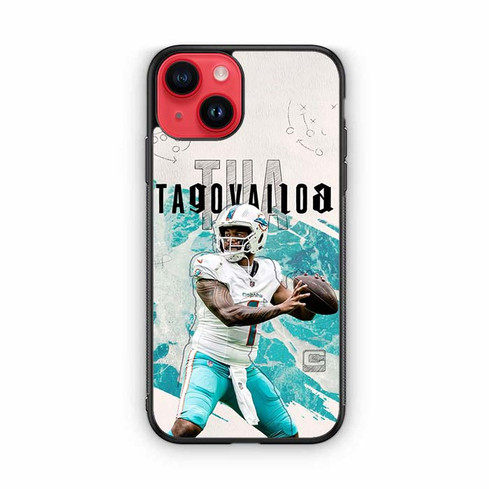 Tua Tagovailoa Miami Dolphins 04 iPhone 14 Case