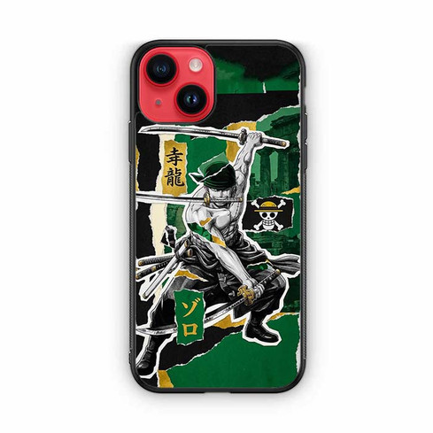 Zoro One Piece Series Art iPhone 14 Case