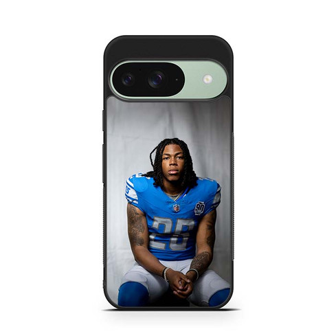 Jahmyr Gibbs Detroit Lions 01 Google Pixel 9 Case