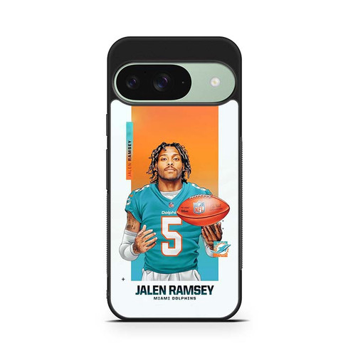 Jalen Ramsey Miami Dolphins 02 Google Pixel 9 Case
