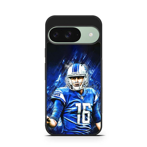Jared Goff Detroit Lions 01 Google Pixel 9 Case