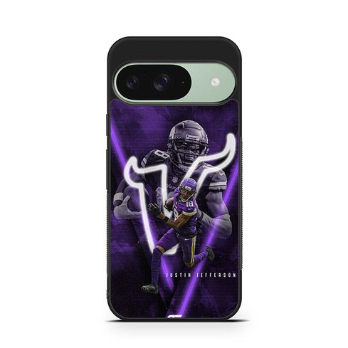 Justin Jefferson Minnesota Vikings 01 Google Pixel 9 Case