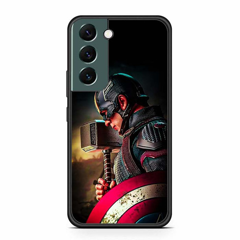 Captain America Wielding Mjolnir Samsung Galaxy S22 Case