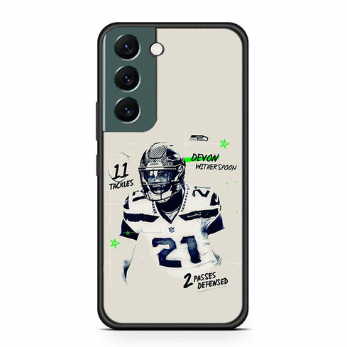Devon Witherspoon Seattle Seahawks 02 Samsung Galaxy S22 Case