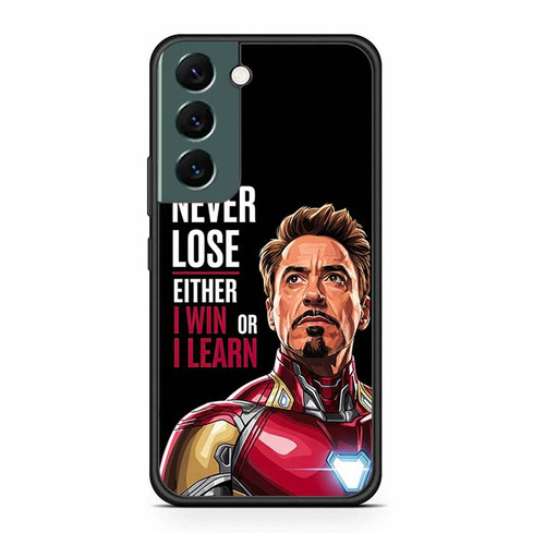 Iron Man Tony Stark Quotes Samsung Galaxy S22 Case