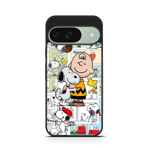 Snoopy Huging Google Pixel 9 Case