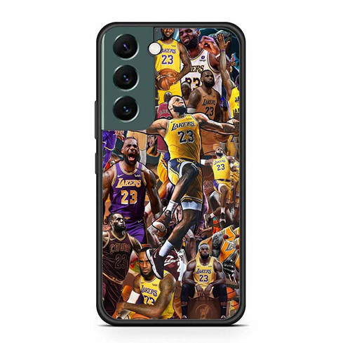 Lebron Lakers 23 Collages Samsung Galaxy S22 Case