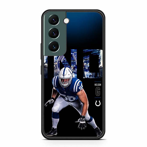 Quenton Nelson Indianapolis Colts 01 Samsung Galaxy S22 Case