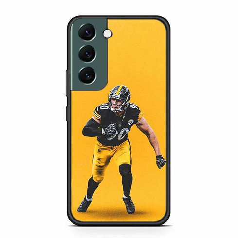 TJ Watt Pittsburgh Steelers 04 Samsung Galaxy S22 Case