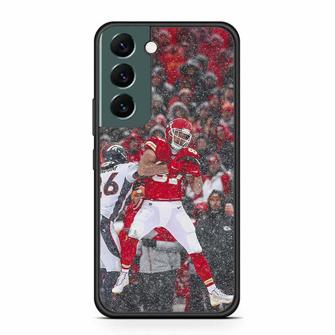 Travis Kelce Kansas City Chiefs 04 Samsung Galaxy S22 Case