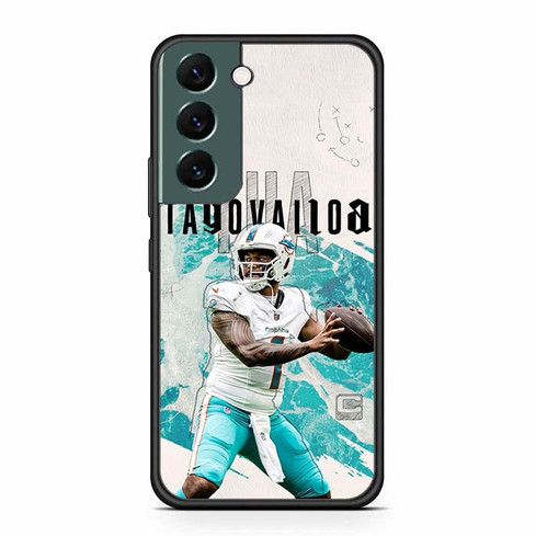 Tua Tagovailoa Miami Dolphins 04 Samsung Galaxy S22 Case