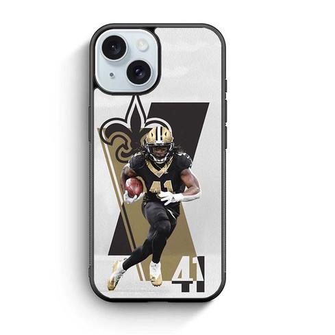 Alvin Kamara New Orleans Saints 02 iPhone 15 Case