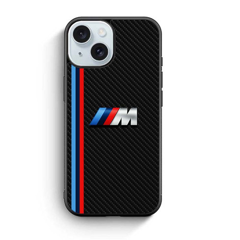 BMW M logo Carbon Fiber iPhone 15 Case