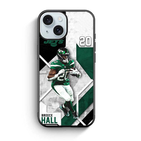 Breece Hall New York Jets 02 iPhone 15 Case