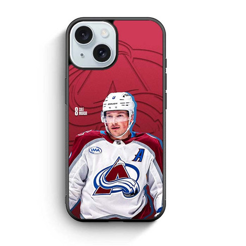 Cale Makar Colorado Avalanche iPhone 15 Case