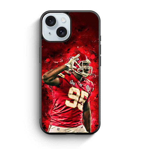 Chris Jones Kansas City Chiefs 01 iPhone 15 Case