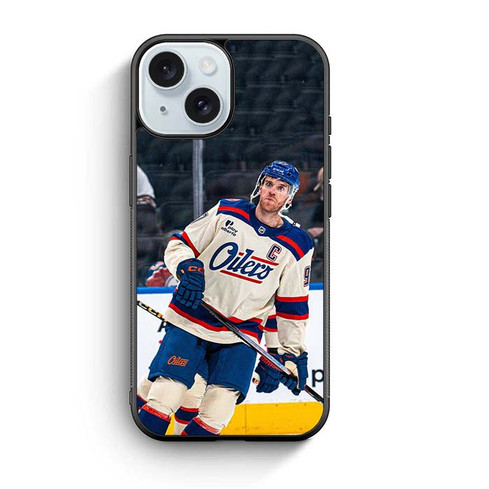 Connor Ingram Edmonton Oilers iPhone 15 Case