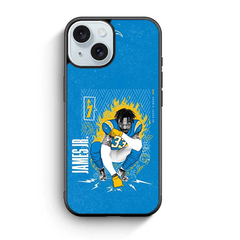 Derwin James Angeles Chargers 02 iPhone 15 Case