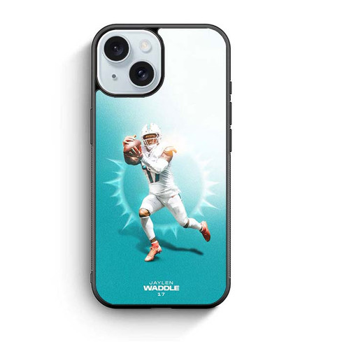 Jaylen Waddle Miami Dolphins 04 iPhone 15 Case