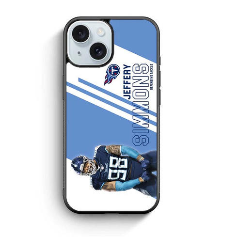 JefMiniry Simmons Tennessee Titans 03 iPhone 15 Case