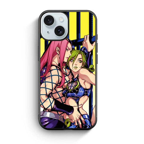 JoJos Bizarre Adventure Jolyne and Narciso iPhone 15 Case