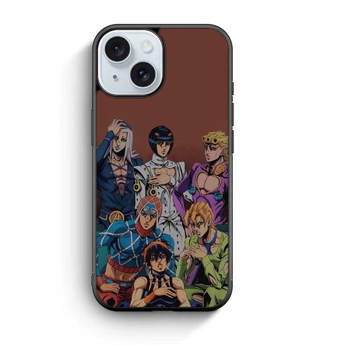 JoJos Bizarre Adventure Part 5 Golden Wind Team Bucciarati iPhone 15 Case