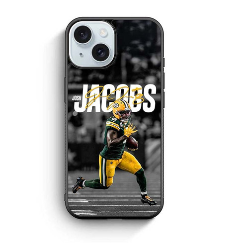 Josh Jacobs Green Bay Packers 01 iPhone 15 Case