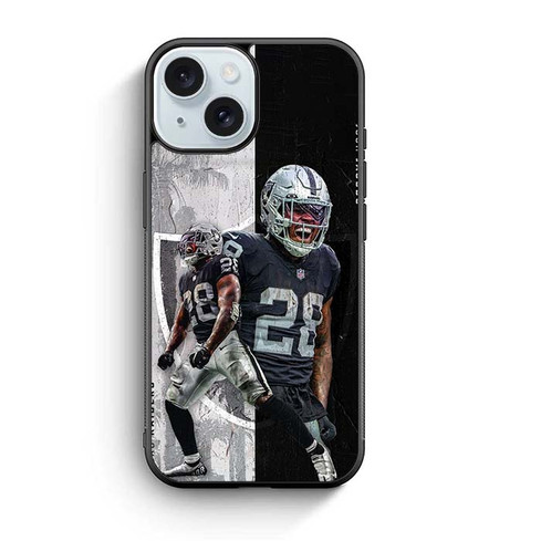 Josh Jacobs Las Vegas Raiders iPhone 15 Case