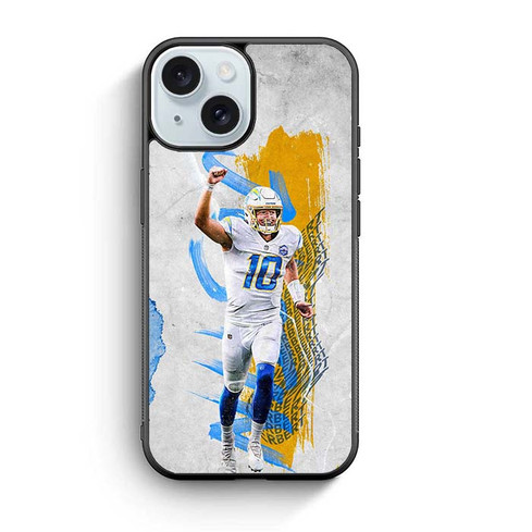Justin Herbert Los Angeles Chargers 04 iPhone 15 Case