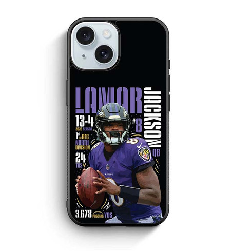 Lamar Jackson Baltimore Ravens 03 iPhone 15 Case