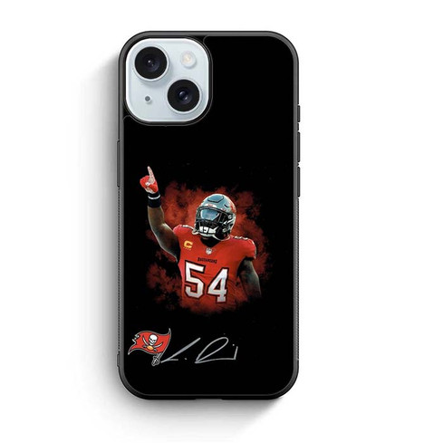 Lavonte David Tampa Bay Buccaneers 02 iPhone 15 Case