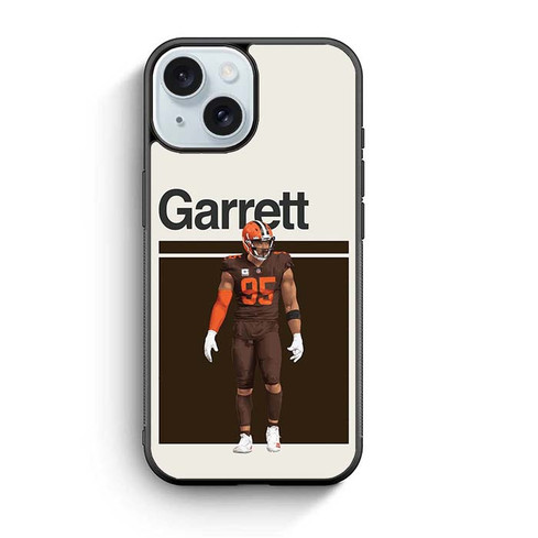 Myles Garrett Cleveland Browns 03 iPhone 15 Case