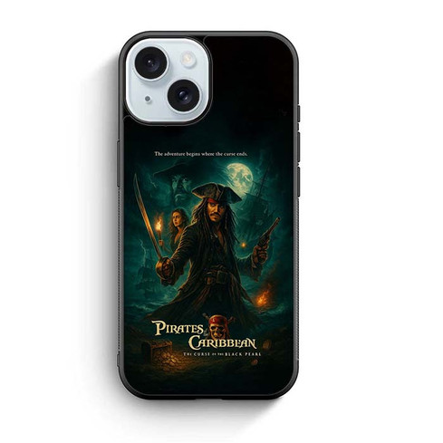 Pirates of the Caribbean Black Pearl iPhone 15 Case