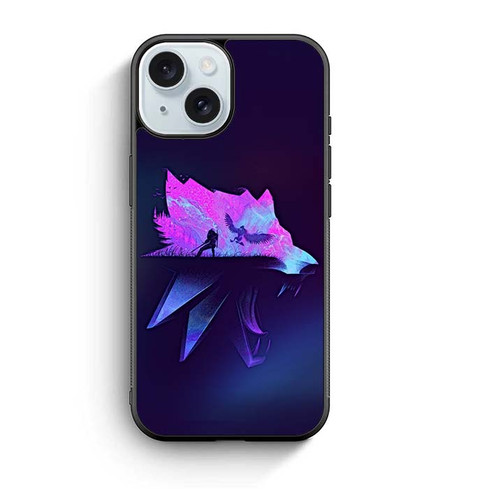 The Witcher 3 Wild Hunt Wolf School medallion iPhone 15 Case