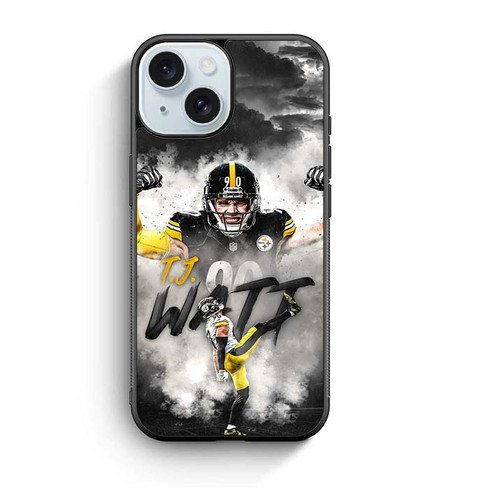 TJ Watt Pittsburgh Steelers 01 iPhone 15 Case