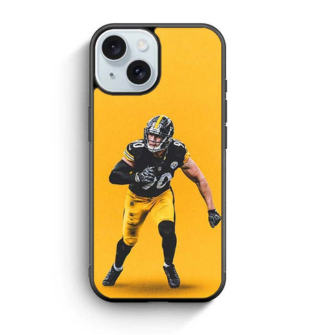 TJ Watt Pittsburgh Steelers 04 iPhone 15 Case